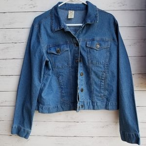 Denim jacket faded glory